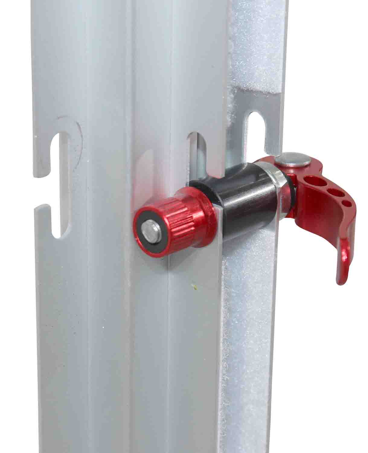 ProX XSA-2X2-16 LUMOStage 16-Inch High Acrylic Platform Riser Section with Clamps And 2 Side Acrylic Covers - Hollywood DJ