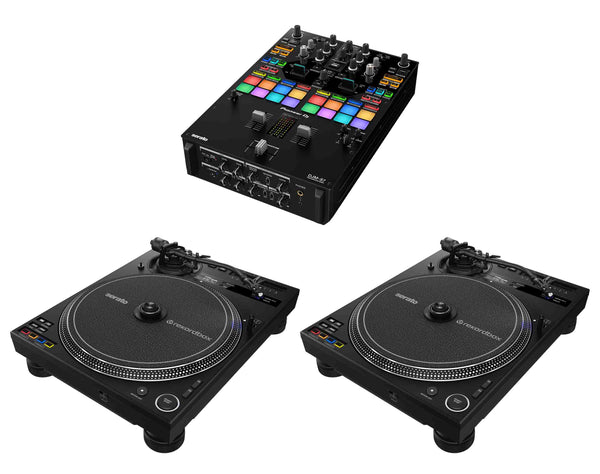 Pioneer DJ PLX-CRSS12 Hybrid Turntable Package with 2-Channel Performa