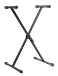 K&M 18930 Keyboard Stand X Style - Black - Hollywood DJ