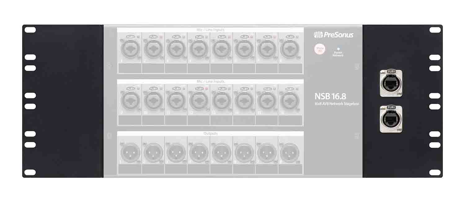 Presonus NSB16.8-RACK KIT, Rackmount Kit for NSB 16.8 AVB Network Stage Box - Hollywood DJ