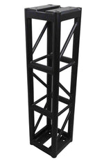 ProX XT-BT1204 BLK, BoltX Black Bolted 12 Inch Professional Box Truss Segment - 4 Feet - Hollywood DJ
