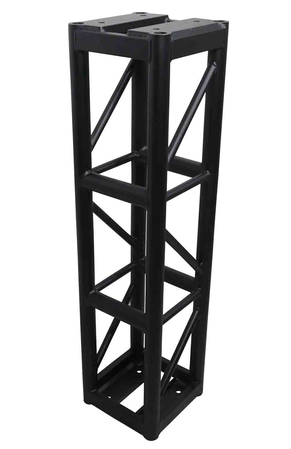 ProX XT-BT1204 BLK, BoltX Black Bolted 12 Inch Professional Box Truss Segment - 4 Feet - Hollywood DJ