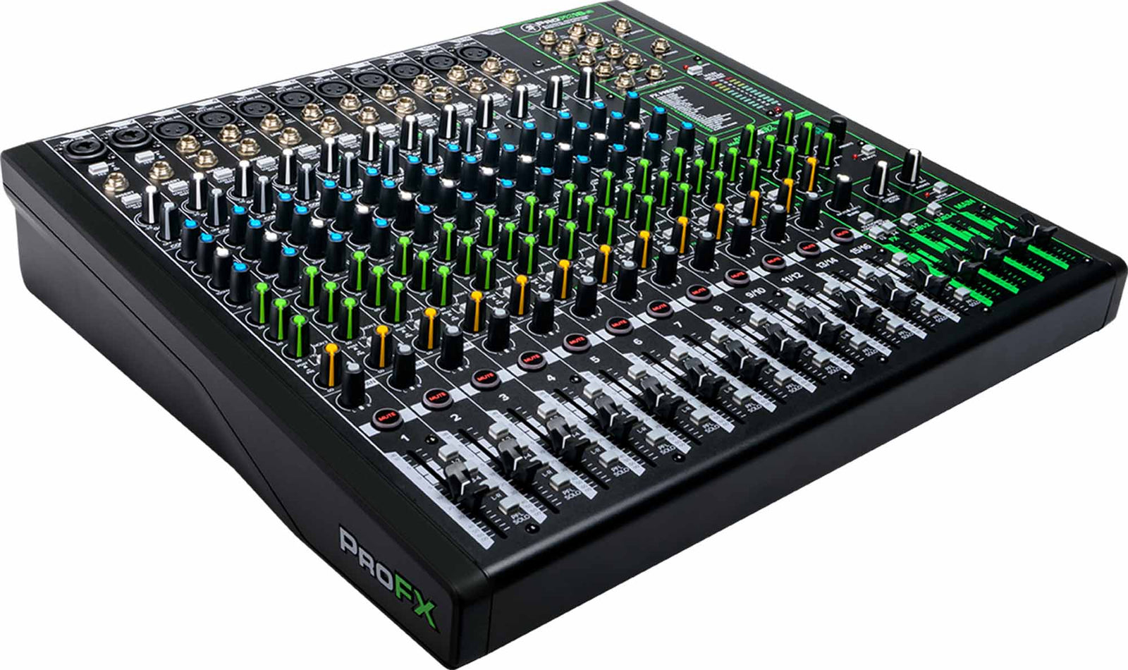 Mackie ProFX16v3 16-Channel Professional Effects Mixer with USB - Hollywood DJ
