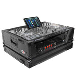 ProX XS-PRIME4 WBL2U DJ Flight Case for Denon Prime 4 DJ System - Black on Black - Hollywood DJ