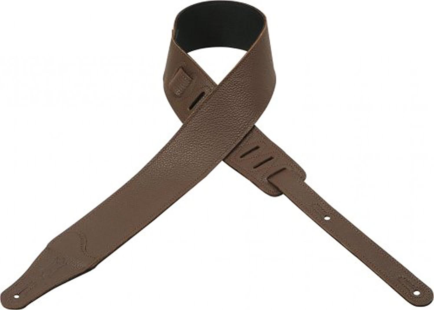 Levy's Leathers M26BL-BRN Acoustic Guitar Strap - Brown Levy's