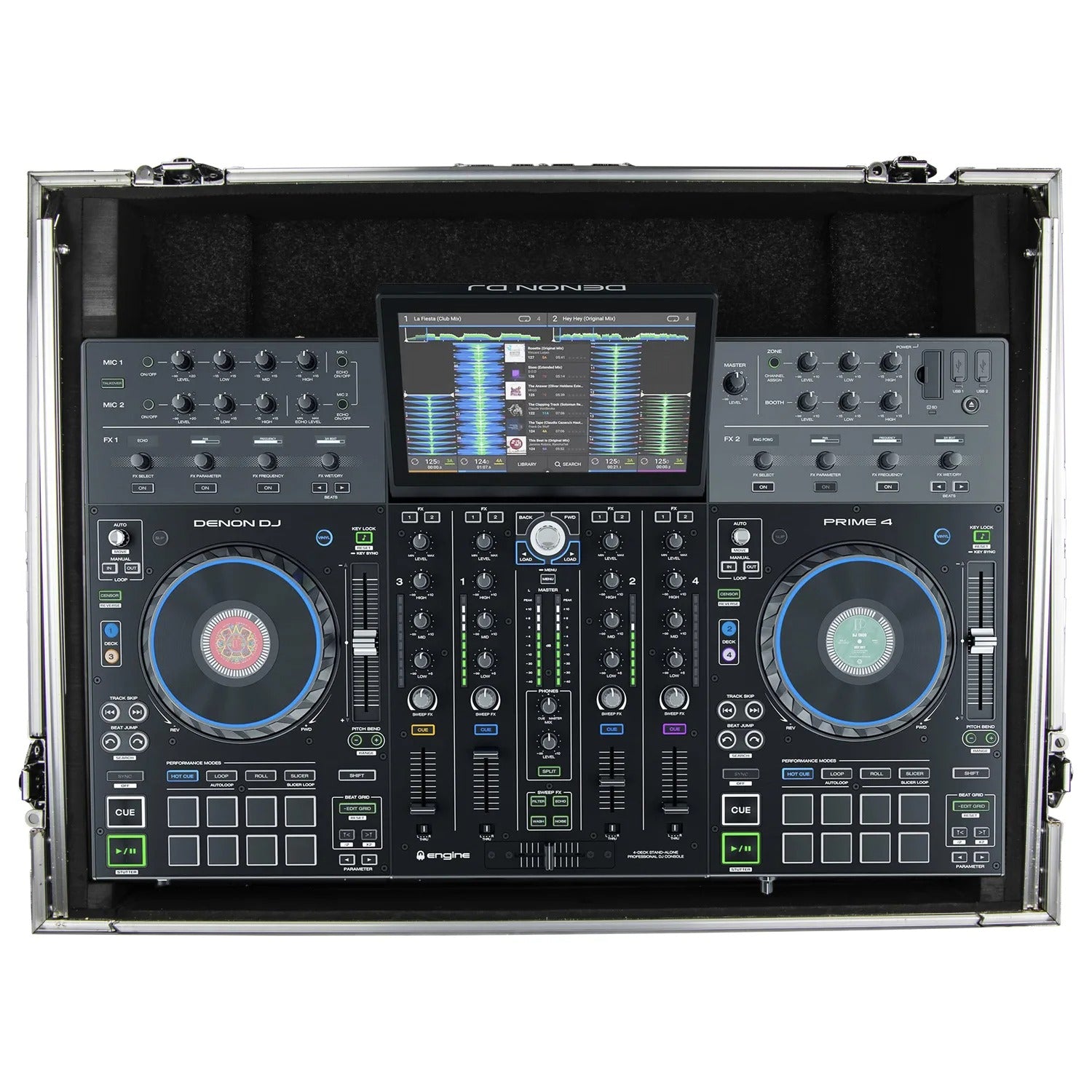 B-Stock: Odyssey FZGSPRIME4WBL Hard Case for Prime 4 DJ Controller - Hollywood DJ