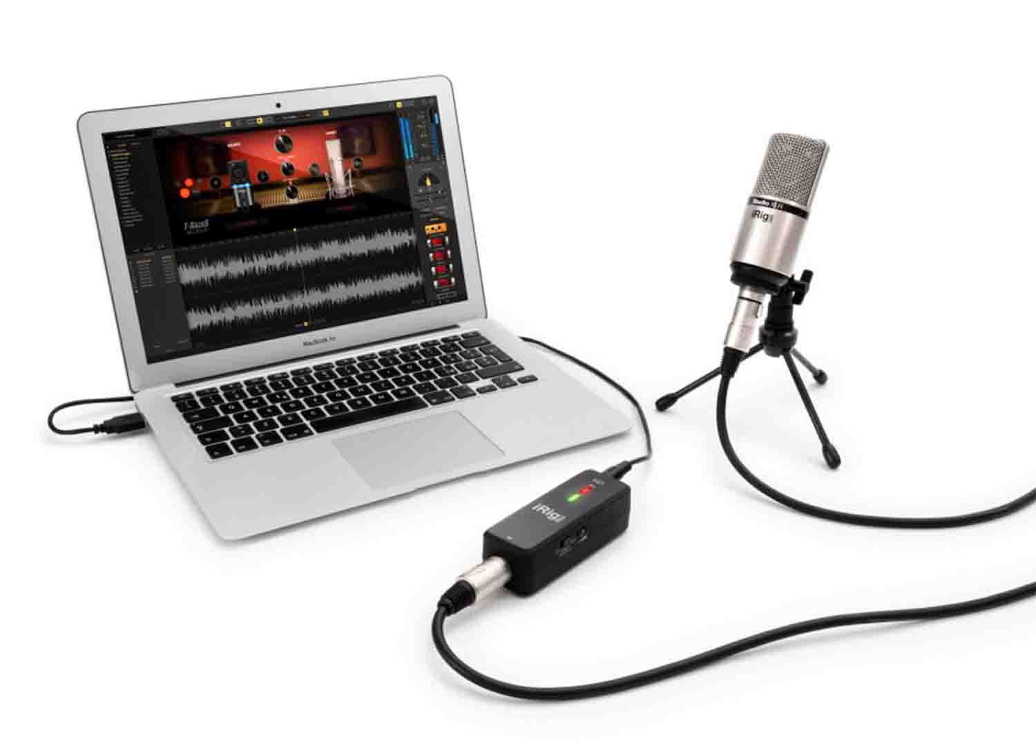 IK Multimedia iRig Pre HD-High Definition Microphone Interface for iPhone, iPad and Mac - Hollywood DJ