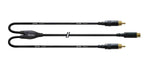 Cordial CFY0.3ECC, RCA Female to 2x RCA Male Y-Adapter Cable - 0.3 Meter - Hollywood DJ