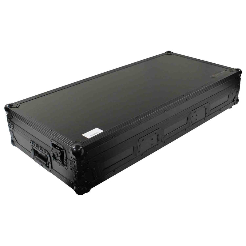 Odyssey FZ12CDJWXD2BL Coffin Flight Case For 12″ Format DJ Mixer and Two Large Format Media Players Odyssey