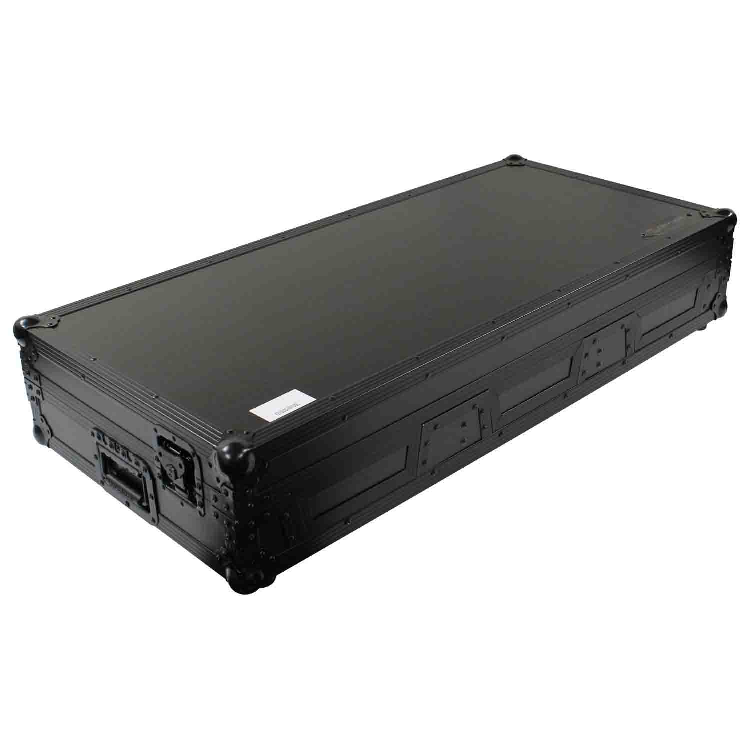 Odyssey FZ12CDJWXDBL Coffin Flight Case For 12″ Format DJ Mixer and Two Large Format Media Players - Black - Hollywood DJ