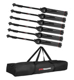 Gator GFW-MIC-6PACKBG Microphone Boom Stand with Carry Bag - 6 Pack - Hollywood DJ