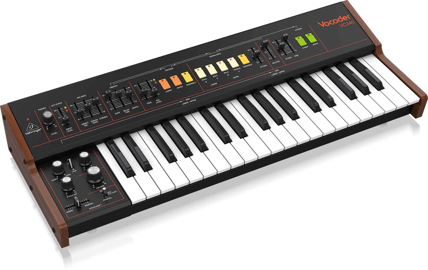 Behringer VOCODER VC340, Authentic Analog Vocoder For Human Voice and Strings - Hollywood DJ