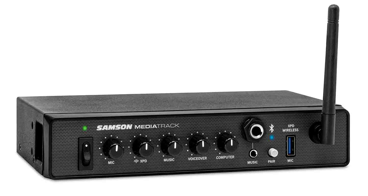 Samson SASM4U 4-Channel Mixer USB Interface with Bluetooth - Hollywood DJ
