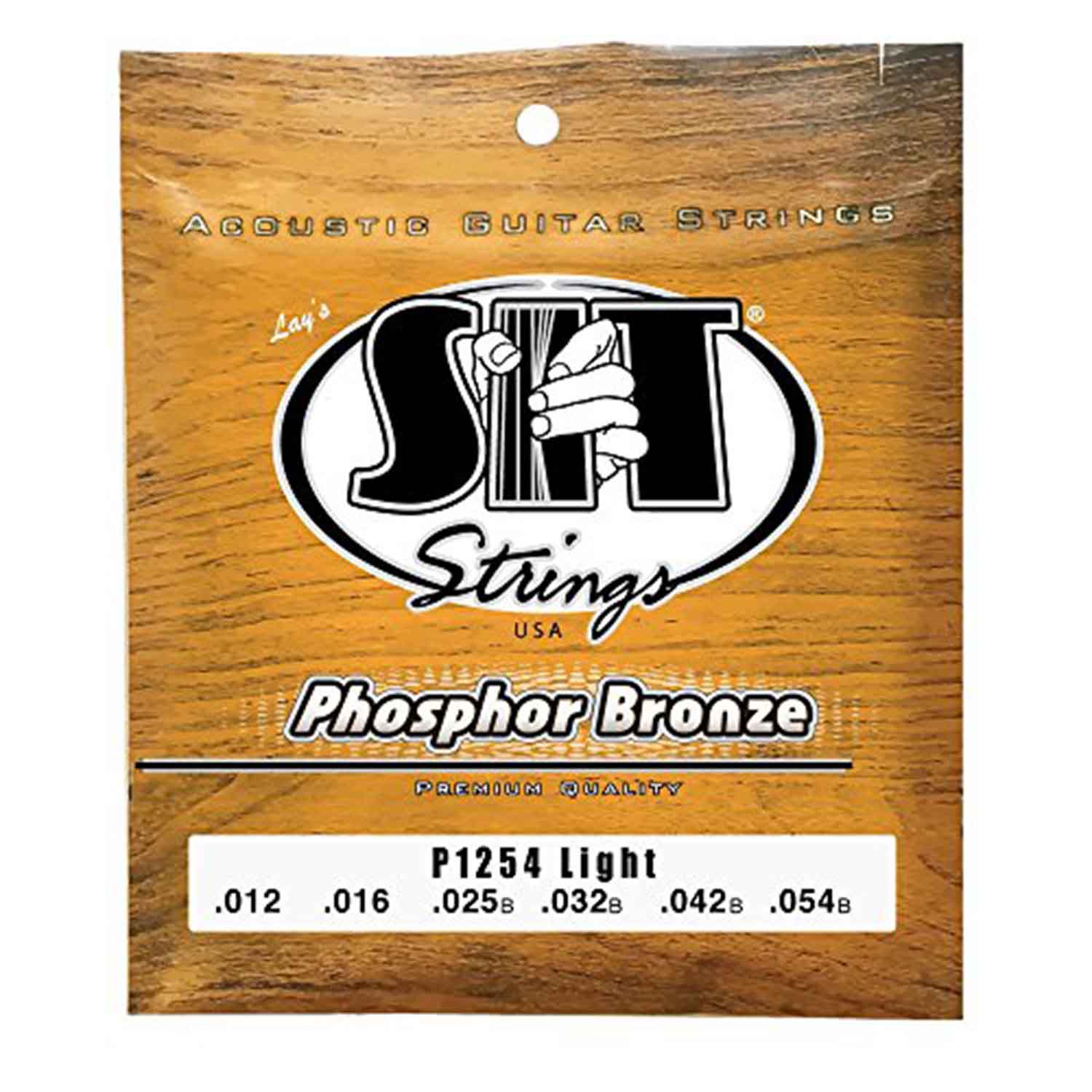 SIT Strings P1254 Light Phosphor Bronze Acoustic Guitar String - Hollywood DJ