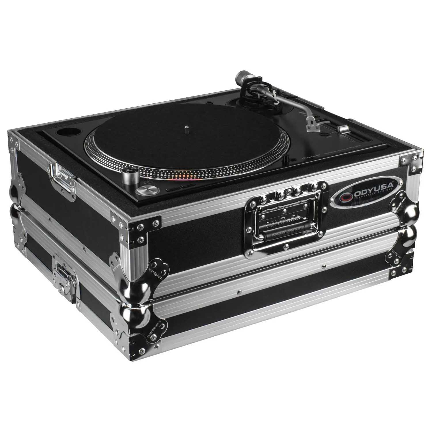 Odyssey FTTXBLK, Flight Style Universal Dj Turntable Case, Black - Hollywood DJ