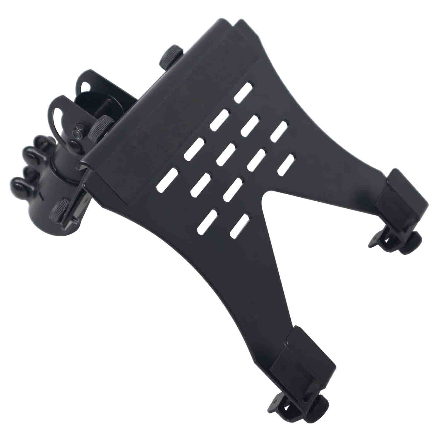 ProX X-LTF01BK Laptop Shelf Fits on Speaker Stand & Monitor VESA Arm Mount - Black - Hollywood DJ