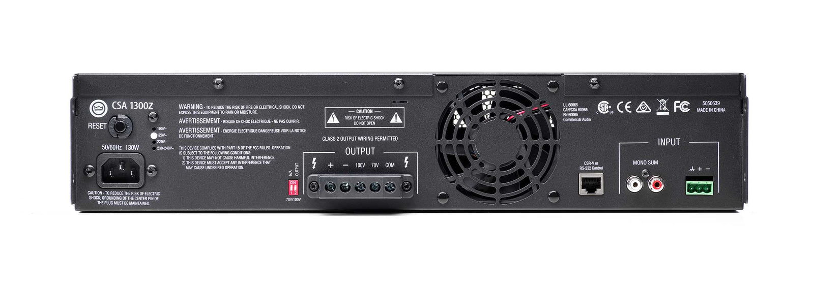 JBL NCSA1300Z-0-US, Power Amplifier - Hollywood DJ