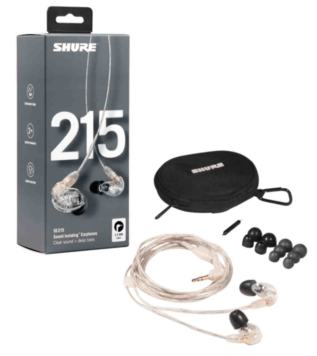 Shure SE215 Professional Sound Isolating Earphones - Hollywood DJ