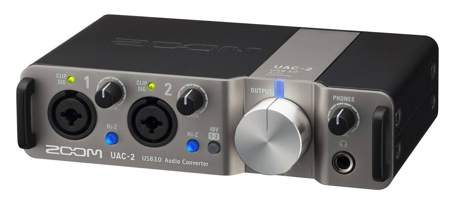 Zoom UAC-2 Super Speed Audio Interface With 2 Combo Balanced XLR/TRS - Hollywood DJ