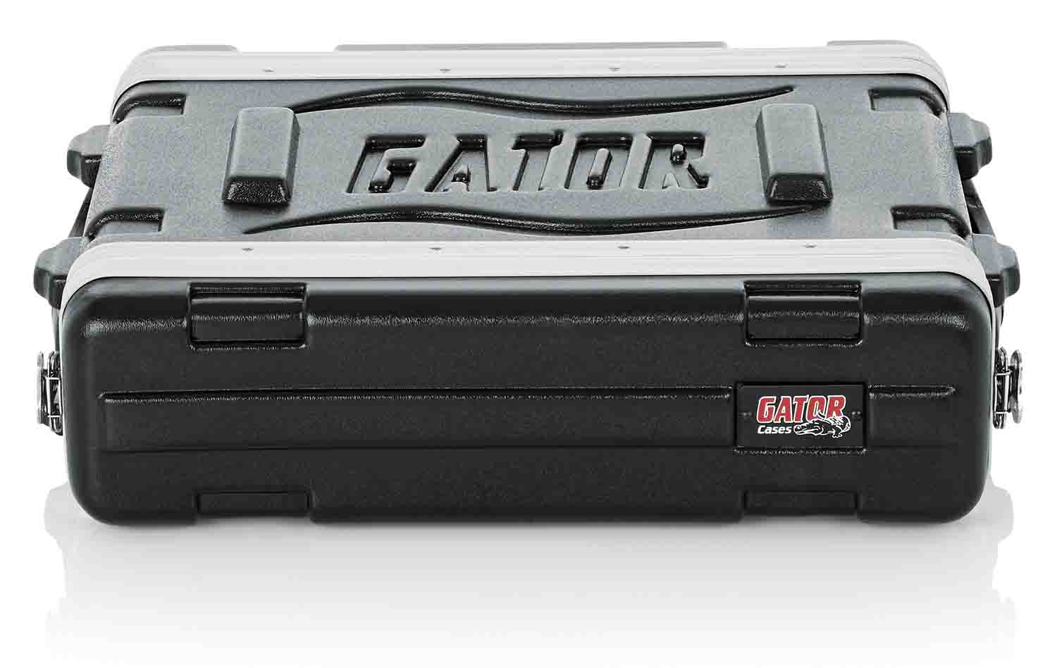 Gator Cases GR-2S Shallow Molded 2U Audio Rack Case 14.25″ Deep Gator Cases