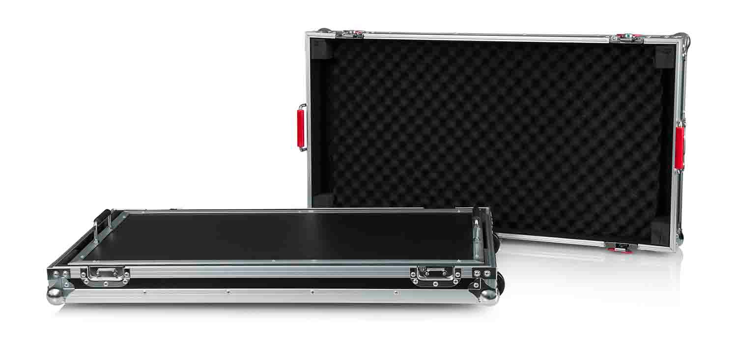 Gator Cases G-TOUR PEDALBOARD-XLGW Extra Large Tour Grade Pedal Board and Flight Case for 20-25 Pedals with Wheels - Hollywood DJ