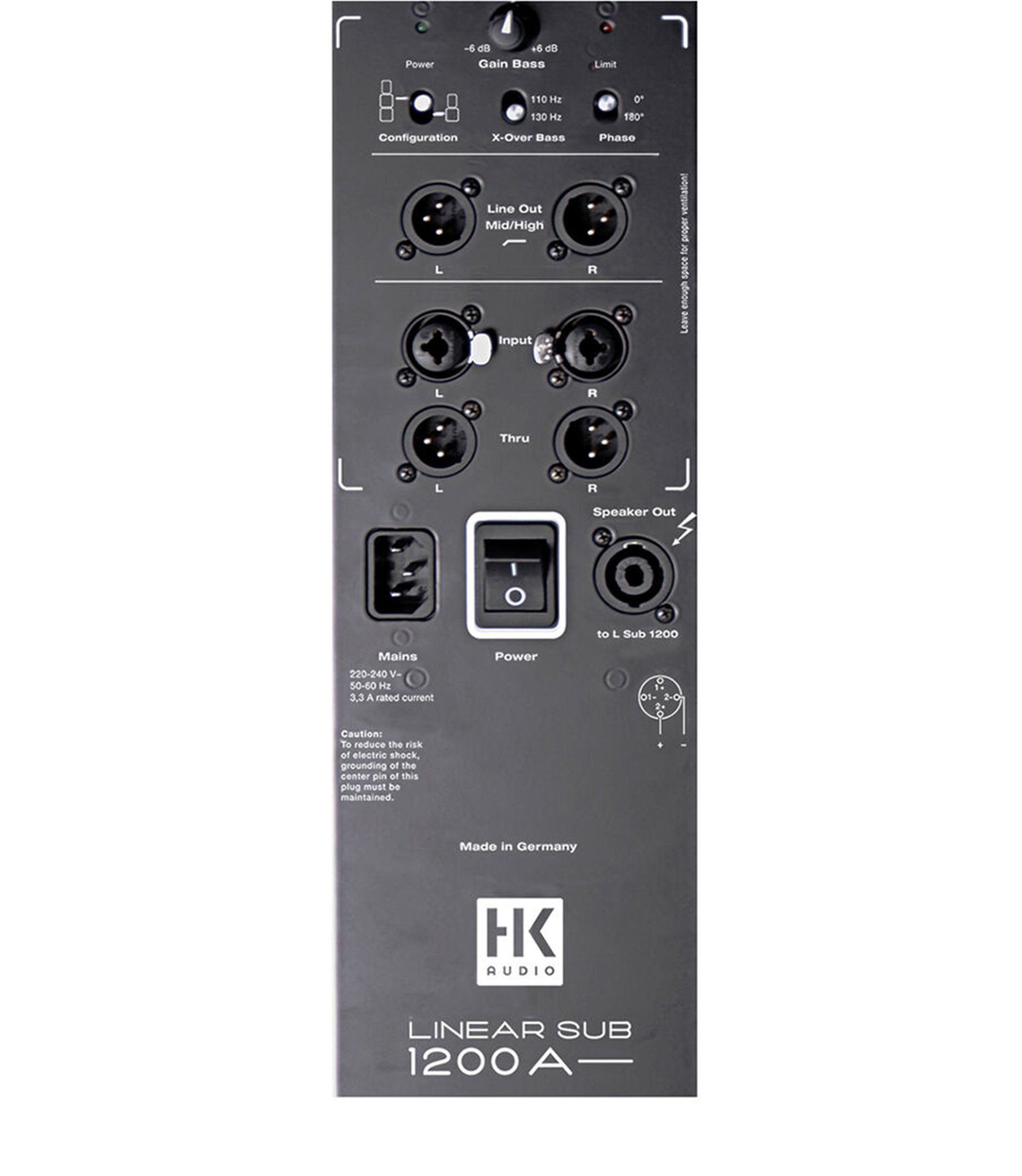 HK Audio LSUB-1200A, 1200W Powered Dual 10-Inch Bass Reflex Subwoofer - Hollywood DJ