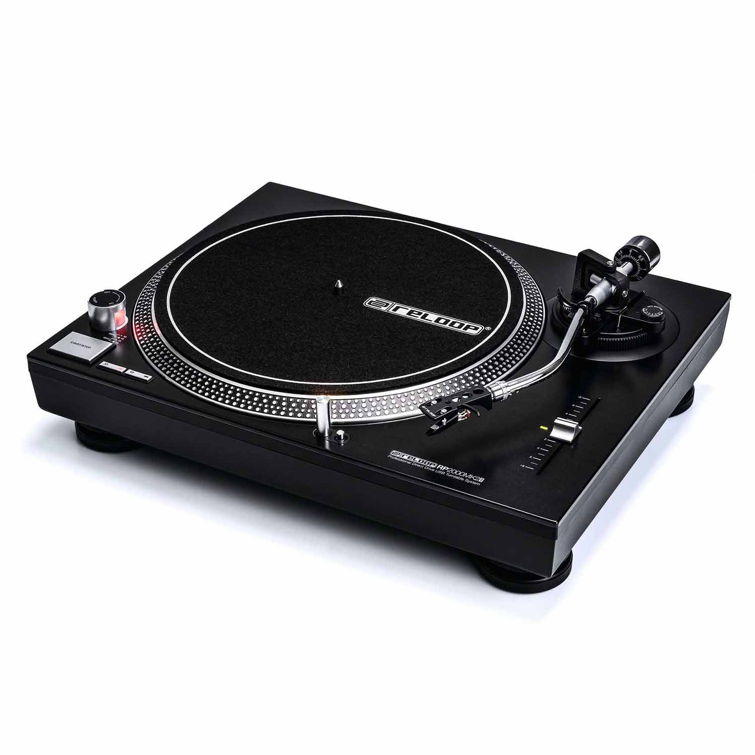 B-Stock: Reloop RP-2000-USB-MK2, Professional Direct Drive USB Turntable System - Hollywood DJ