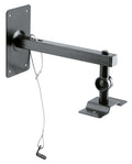 K&M 24195 Speaker Wall/Ceiling Mount - Black - Hollywood DJ