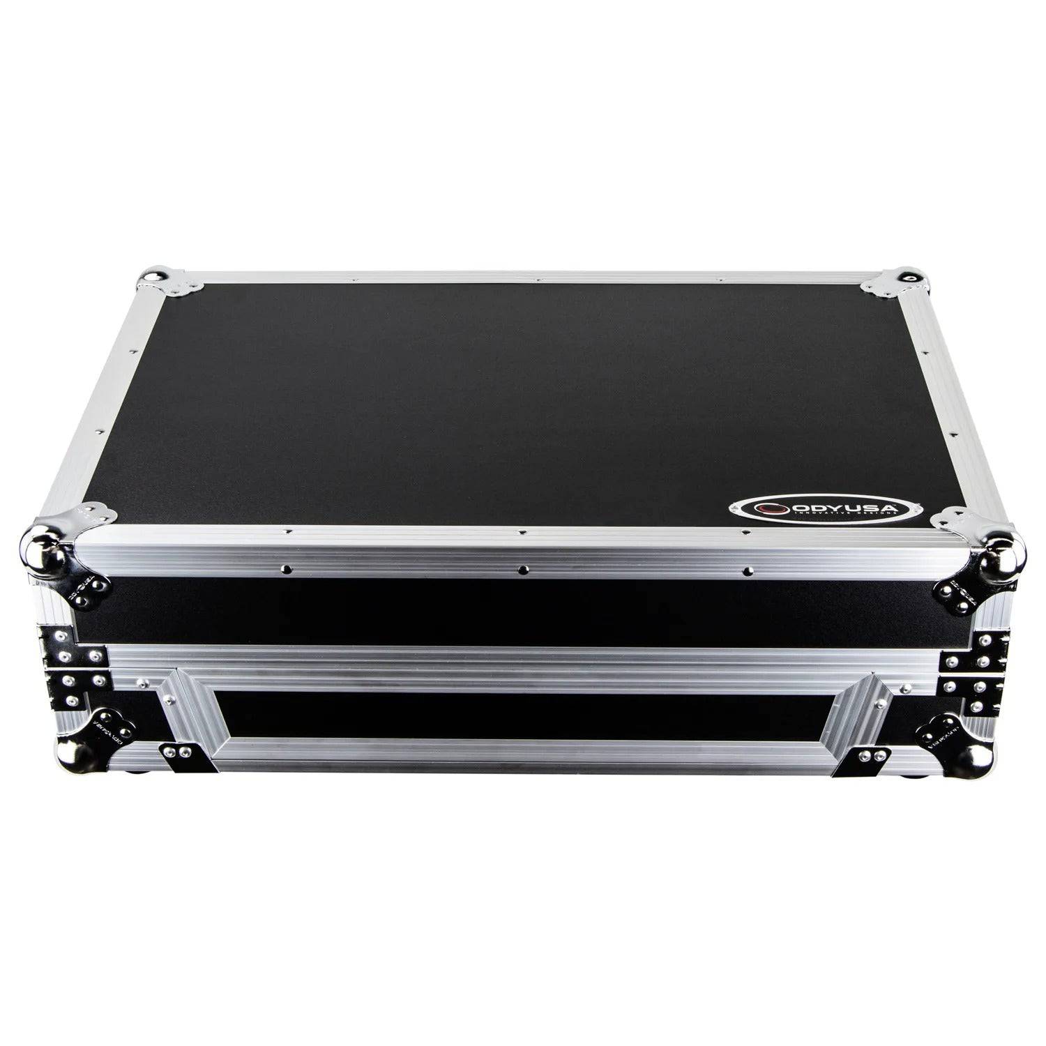 Odyssey FZGSPIDDJ8001, Pioneer DDJ-800 Flight Case With Bottom 1U Rack Space And Glide Platform - Hollywood DJ
