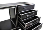 ProX XS-12U4DTW, 12U Shockproof Workstation Case with Dual Side Table and Drawers - 24 In Rail to Rail - Hollywood DJ