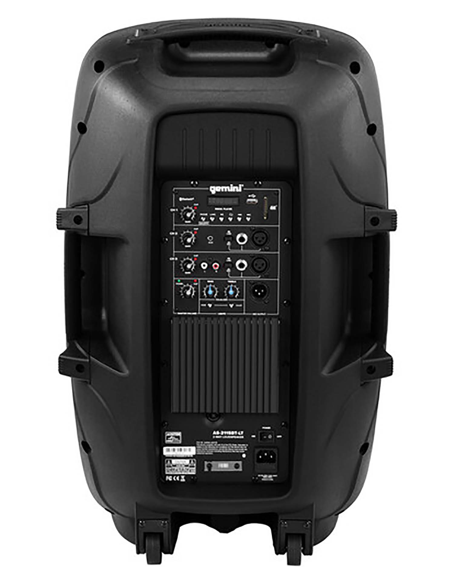 Gemini Sound AS-2115BT-PK, 15-Inch Active Bluetooth Loudspeaker with Stand and Mic - 2000W - Hollywood DJ