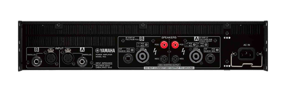 Yamaha PX5, 2-channel Stereo Power Amplifier Yamaha