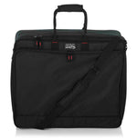Gator Cases G-MIXERBAG-2118 Nylon DJ Bag for Mixer and DJ Equipment - 21″ X 18″ X 7″ - Hollywood DJ