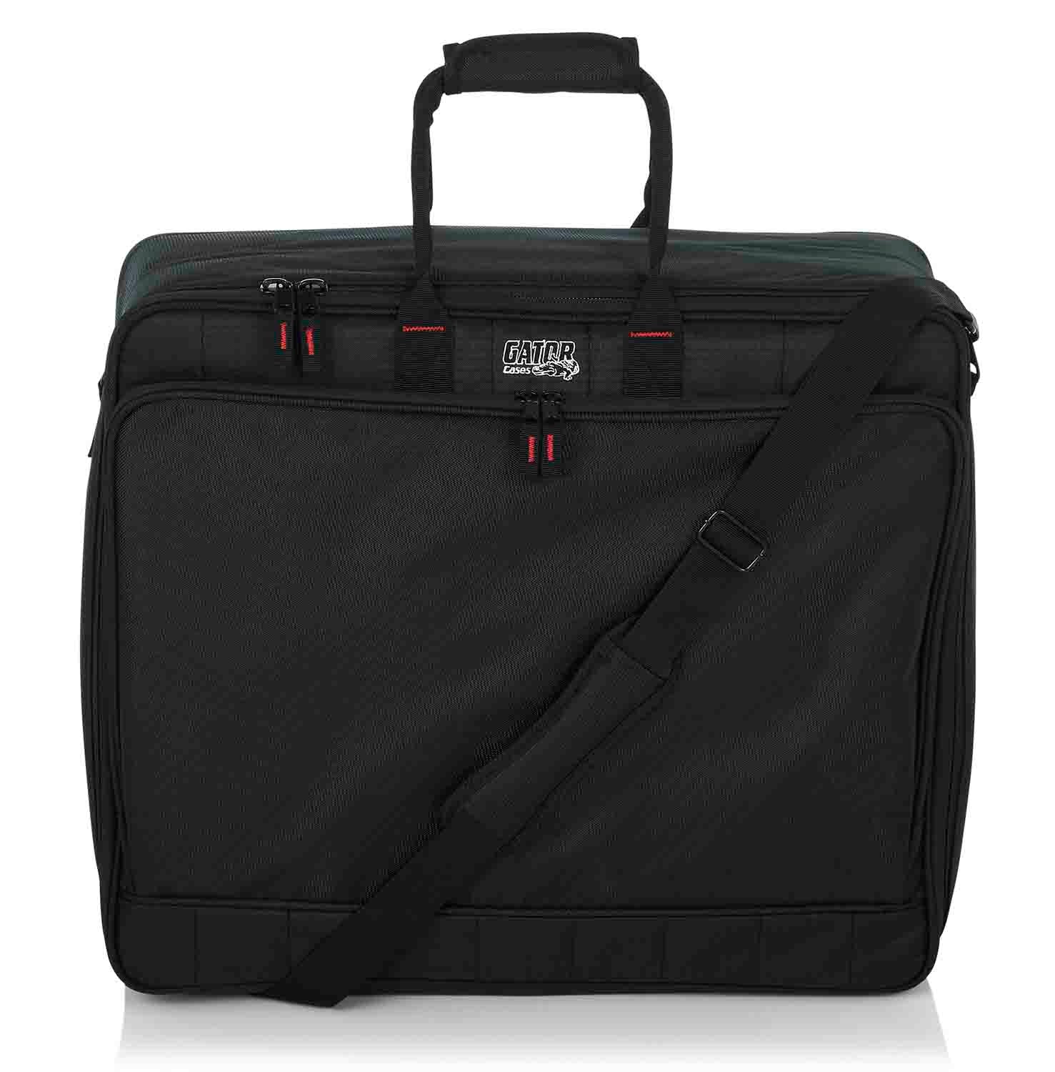 Gator Cases G-MIXERBAG-2118 Nylon DJ Bag for Mixer and DJ Equipment - 21″ X 18″ X 7″ - Hollywood DJ