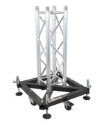 ProX XTP-GSBPACK3 Truss Tower Stage Roofing System Package Top Block Hinges Base - 3.28 Feet - Hollywood DJ