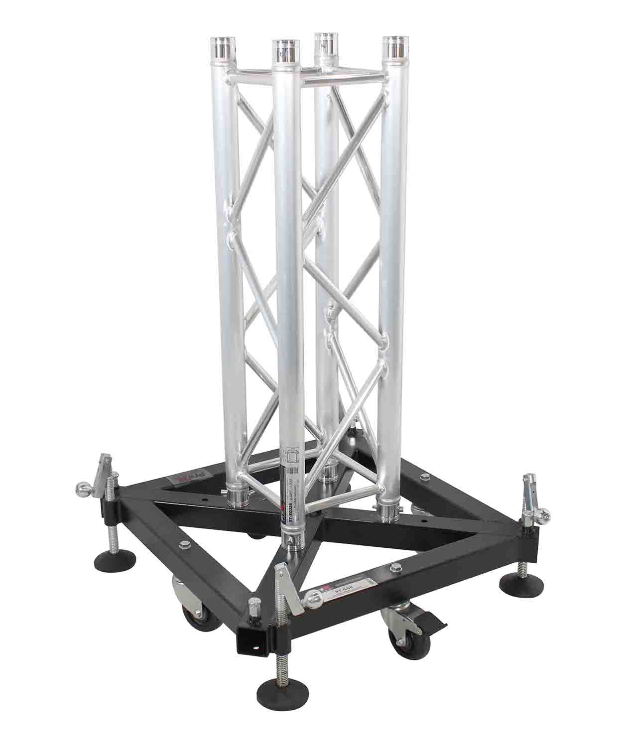 ProX XTP-GSBPACK3 Truss Tower Stage Roofing System Package Top Block Hinges Base - 3.28 Feet - Hollywood DJ