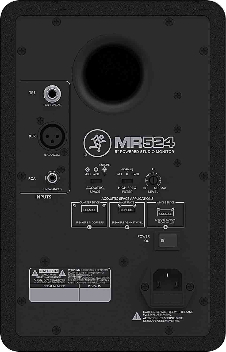 Mackie MR524 5" Powered Studio Monitor - Hollywood DJ