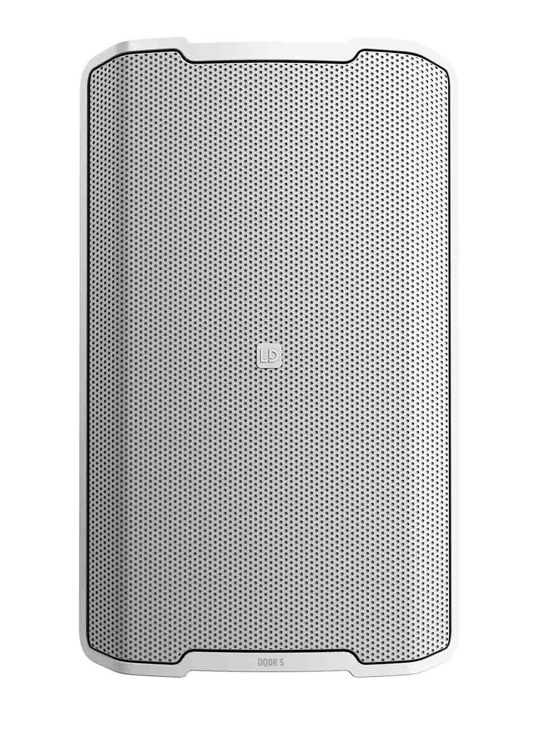 LD Systems DQOR 5 W, 5" Two-Way Passive In/Out Door Installation Loudspeaker 8 Ohm - White, Pair - Hollywood DJ