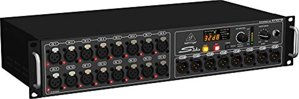 Behringer S16 Remote-Controllable Midas Preamps, 8 Outputs and Networking SuperMAC Technology - Hollywood DJ