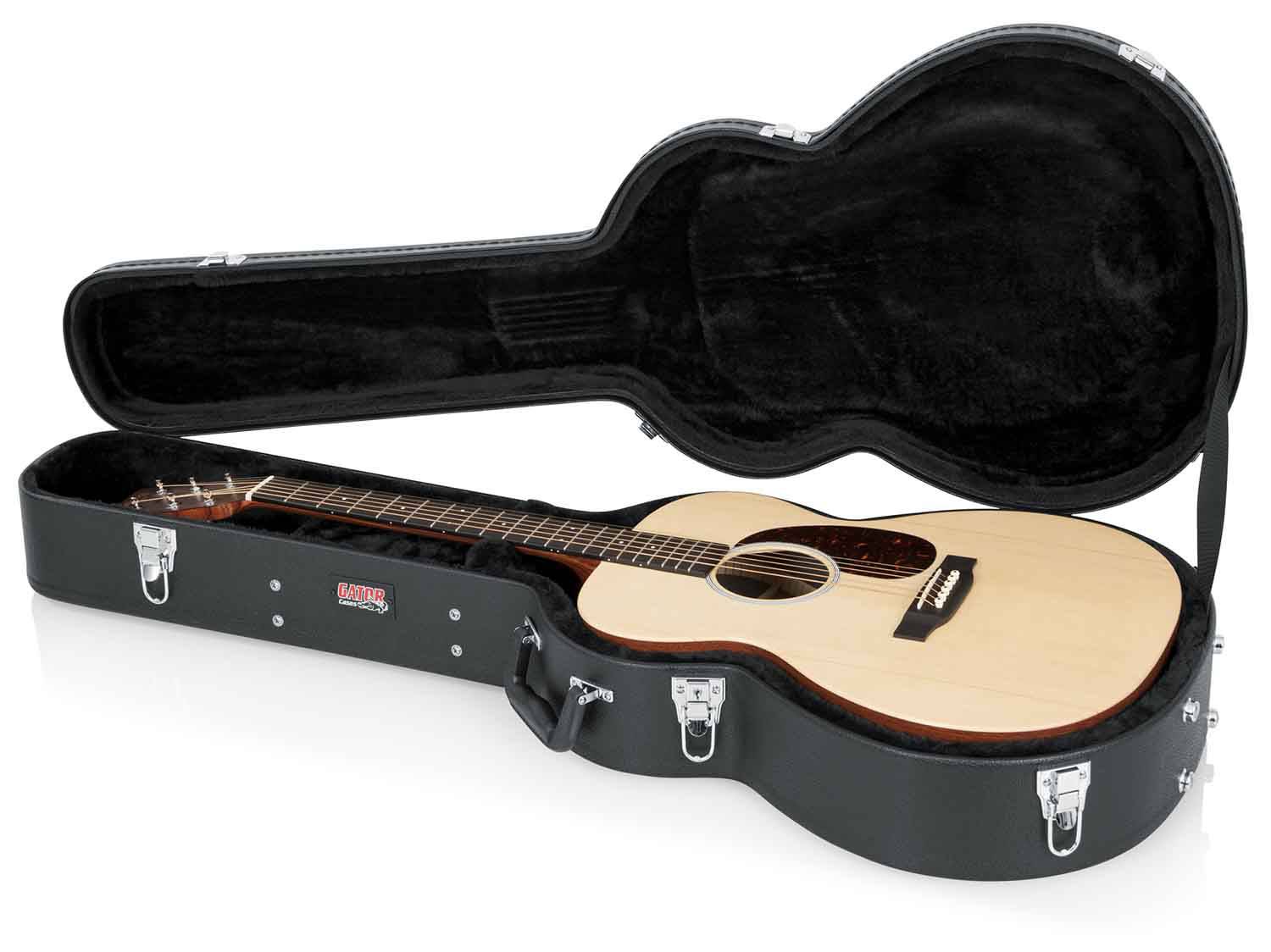 Gator Cases GWE-000AC Hard-Shell Wood Case for Martin 000 Acoustic Guitars - Hollywood DJ