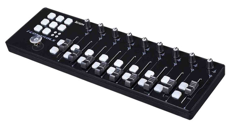 B-Stock: Icon Pro Audio ICONTROLSB with Portable 9-Fader MIDI DAW Controller - Hollywood DJ