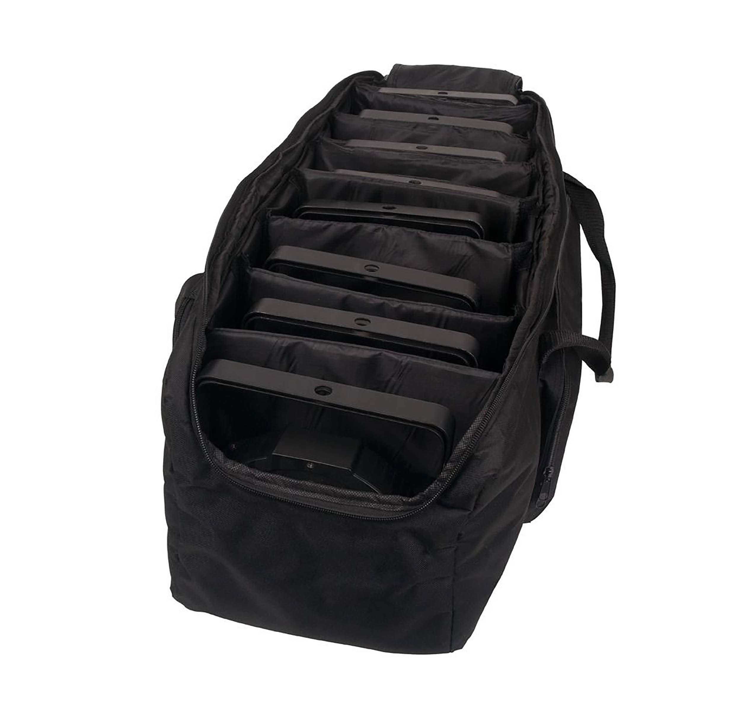 ADJ Accu-Case F8 Par Bag, Soft Padded Flat Par Transport Bag - Black by ADJ