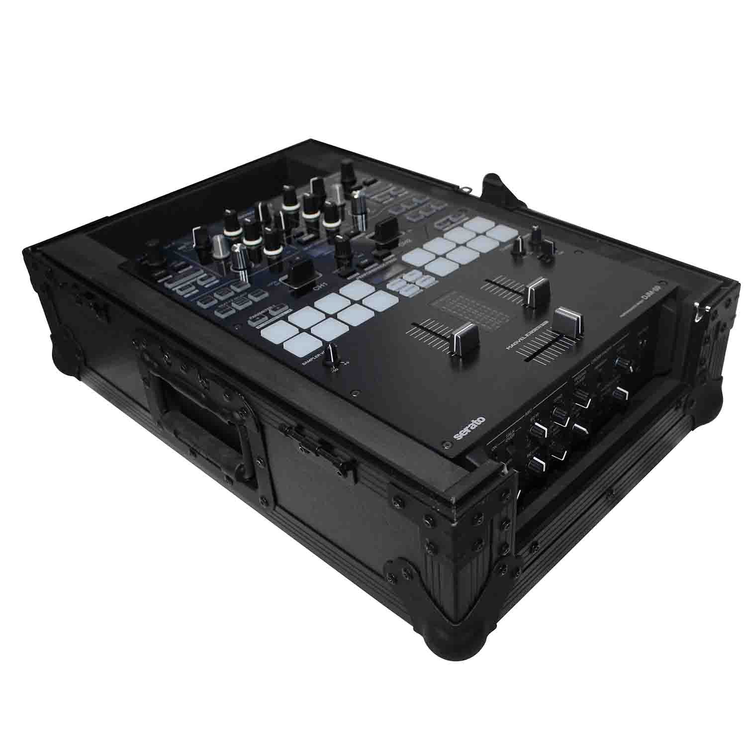 ProX XS-DJMS9BL DJ Flight Case For Pioneer DJM-S9 DJ Mixer - Black on Black - Hollywood DJ