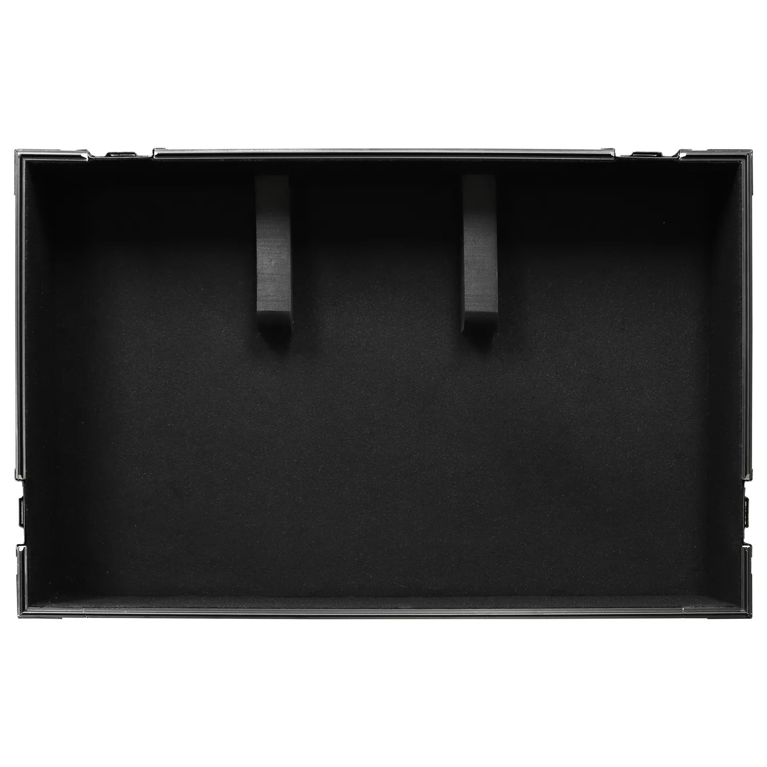 Odyssey FZGSXDJRX2W2BL DJ Flight Case for Black Pioneer XDJ-RX/XDJ-RX2 with 2U Rack Space And Glide Platform - Hollywood DJ