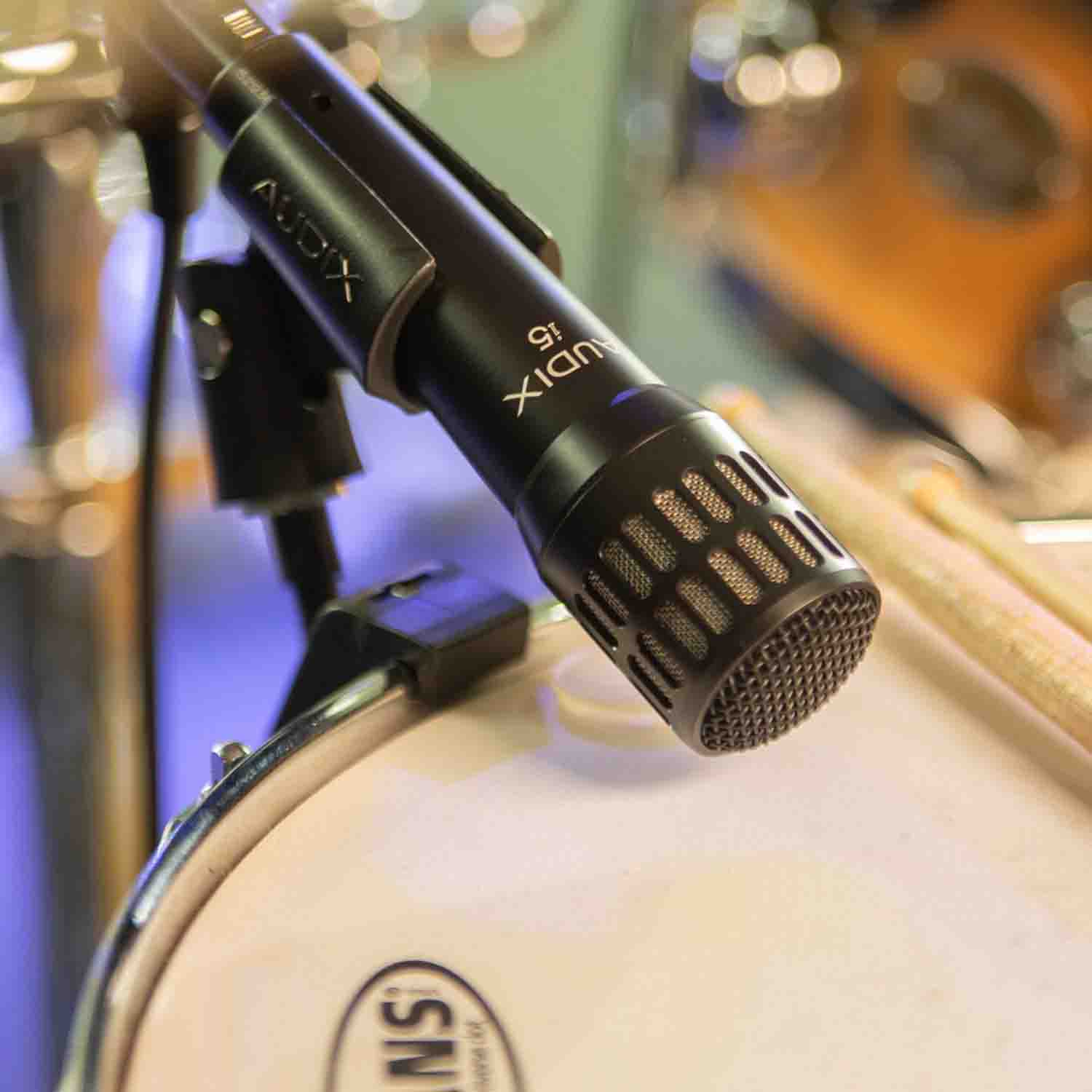 Audix DPQUAD 4-Piece Drum Microphone Package - Hollywood DJ