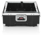 Gator Cases G-MIX-12 PU ATA Molded Pop-Up DJ Mixer Case with Wheels - Hollywood DJ