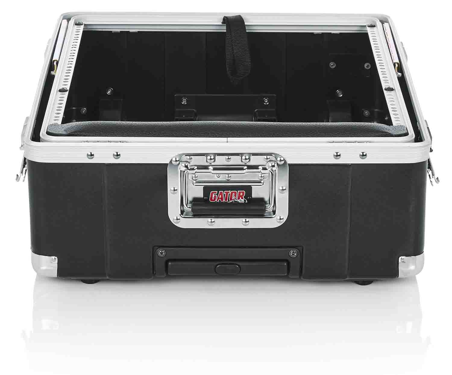 Gator Cases G-MIX-12 PU ATA Molded Pop-Up DJ Mixer Case with Wheels - Hollywood DJ