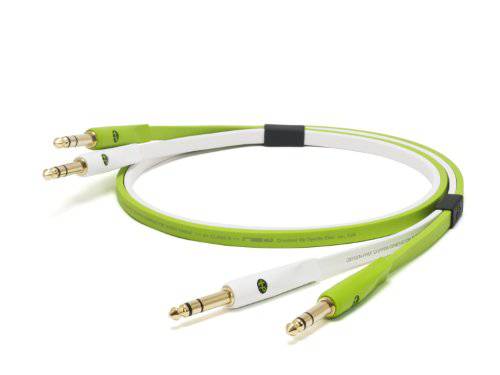 Oyaide DJ Cable TRS to 1/4 TRS Cable Neo d+ TRS Class B 2.0m - Green - Hollywood DJ