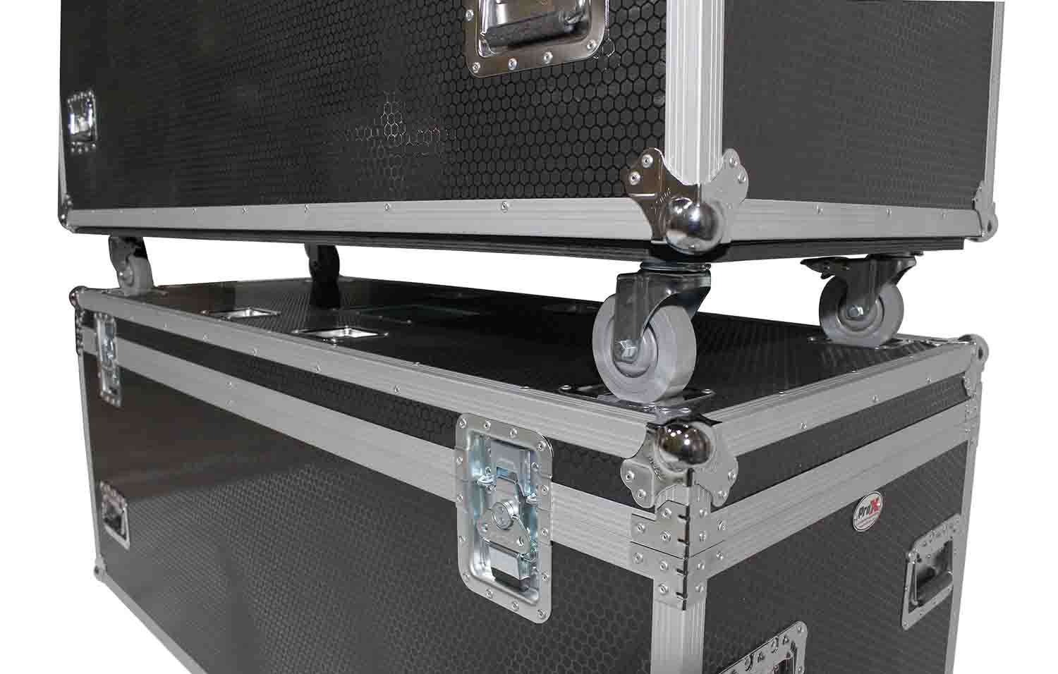 PROX XS-UTL246030W MK2 Heavy-Duty Truck Pack Utility Flight Case W-Divider and Tray Kit - Hollywood DJ