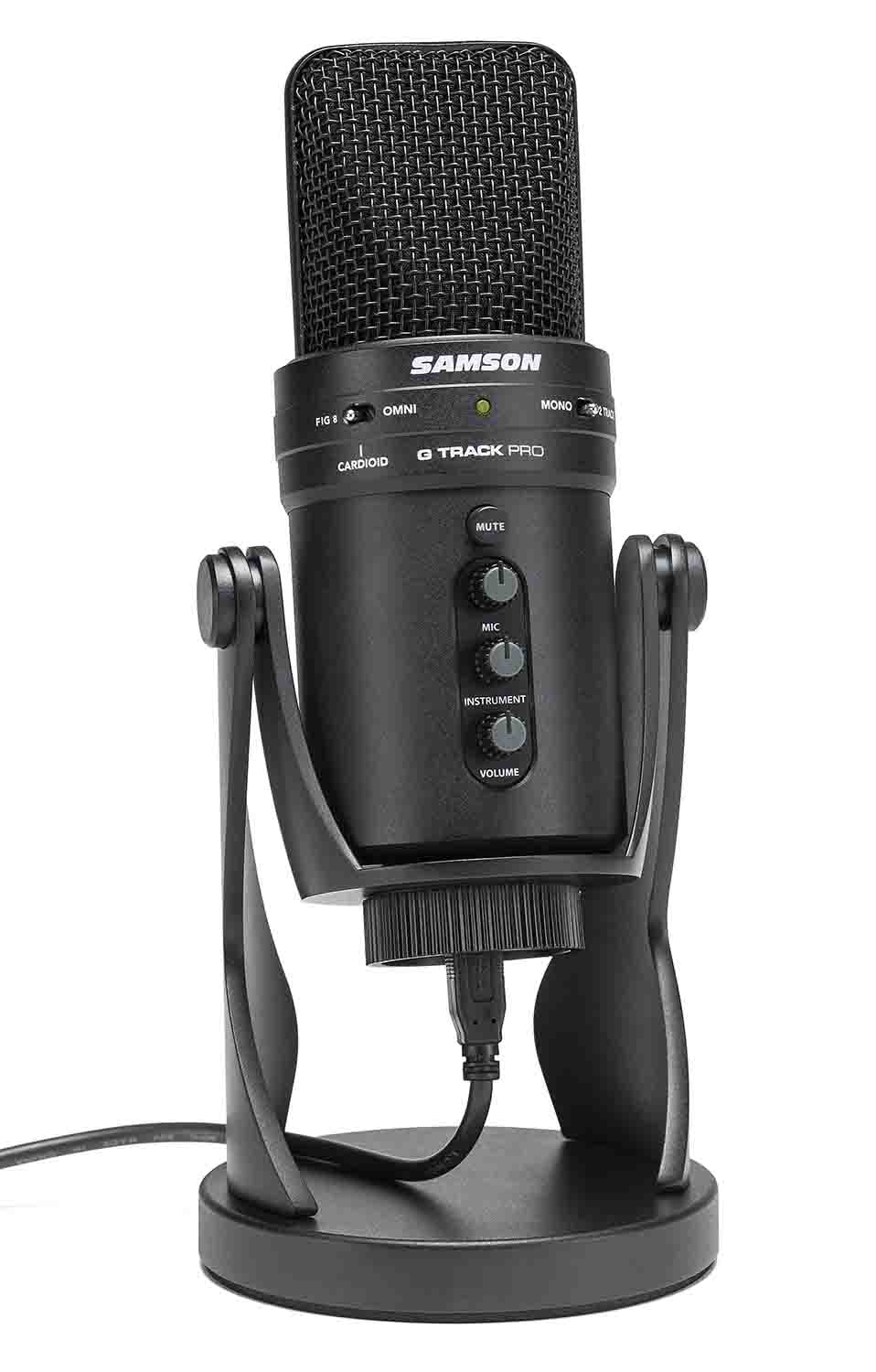 Samson G Track Pro Professional USB Microphone with Audio Interface - Hollywood DJ